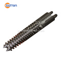 45/100 PVC Perfil Tornillo gemelo cónico y barril